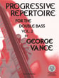 PROGRESSIVE REPERTOIRE #2 BASS Book with Online Audio Access cover